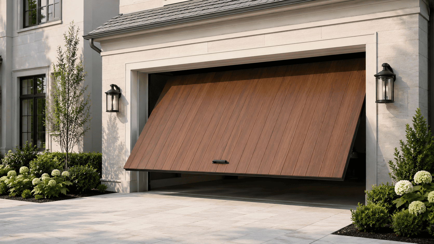 Garage door repair in progress — Mordialloc